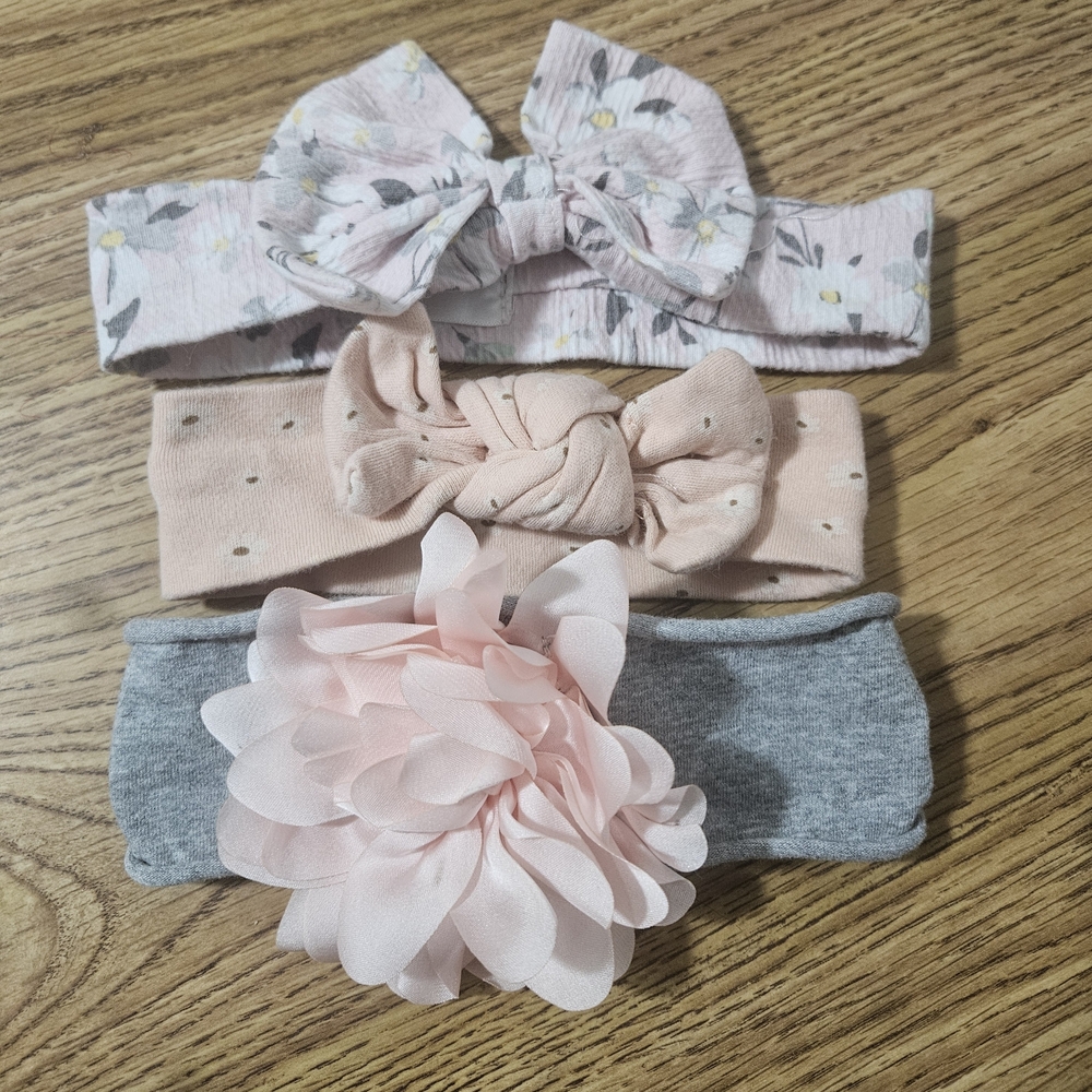 Assorted Sizes Babygirl Floral and Bow Kids‎ Headband Bundle